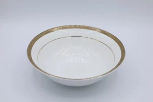 SANGO China, DEVILLE #8460, tazón para servir 9 1/4" con borde dorado, repuesto - Imagen 1 de 4