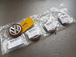 4x Original VW GOLF 7 Alloy Wheel Centre Caps 5G0601171BLYC 66mm - Picture 1 of 4
