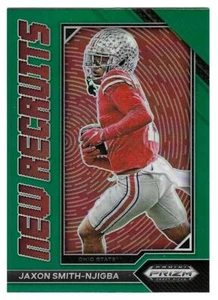 2023 Jaxon Smith-Njigba Panini Prizm Draft Picks Rookie New Recruits Green - Picture 1 of 2