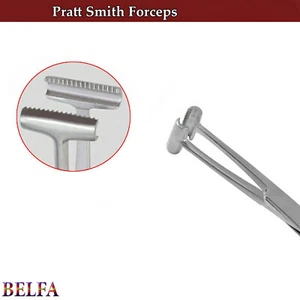 Dental medizinische Pratt-Smith T-Form Pinzette Arterie hämostatische Verriegelungszange - Bild 1 von 4