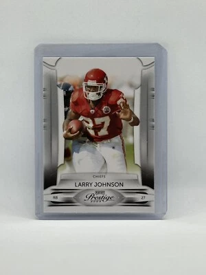 2009 Playoff Prestige #49 Larry Johnson Kansas City Chiefs - Image 1 of 2