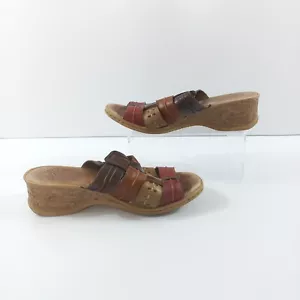 Sandalias Rieker de cuero con punta y tacón abiertos talla UK 6 - Imagen 1 de 18