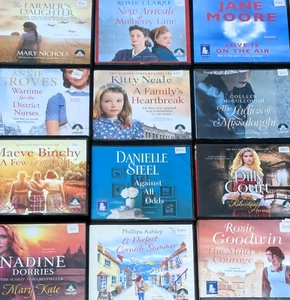 Audio Books CDs Womens Fiction Complete &Unabridged Build your Own Book Bundle - Picture 1 of 25