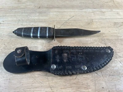 Vintage Camillus USN Combat Knife W/Sheath  - Image 1 of 4