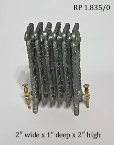Miniatura casa delle bambole scala 1:12 - radiatore o registratore di calore in porcellana Reutter - Foto 1 di 1