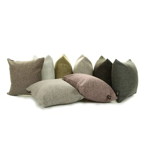 New Modern Thick Woven Durable Texture Chenille Handmade Cushion Cover & Filling - Picture 1 of 9