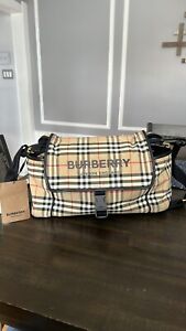 Burberry diaper bag