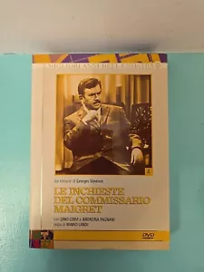 DVD "LE INCHIESTE DEL COMMISSARIO MAIGRET" VOL. 4 GINO CERVI BOX 5 DVD RAI ITALY - Foto 1 di 10