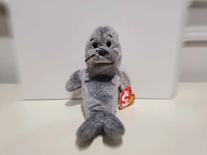 TY 1998 Slippery Seal Beanie Baby mit Etikett - Bild 1 von 4