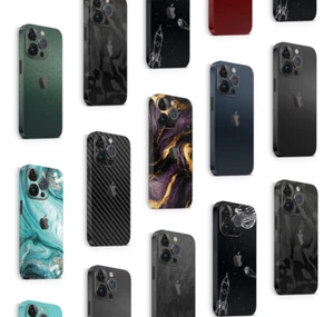 Film de protection iPhone Skin 16 15 14 13 12 Pro Max housse de protection en vinyle étui décalcomanie - Photo 1 sur 13