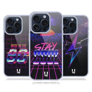 HEAD CASE DESIGNS 80'S RETRO FUTURISM SOFT GEL CASE FOR APPLE iPHONE PHONES - Picture 1 of 10