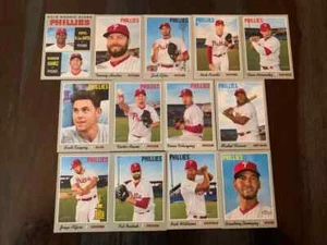 2019 Topps Heritage PHILADELPHIA PHILLIES Basisteam Set von (13) Suarez RC Eflin - Bild 1 von 1