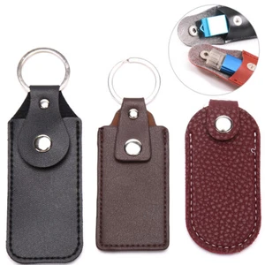 USB Case Protective Bag Portable Pocket Leather Key Ring for Usb Flash Dri LT - Photo 1/14