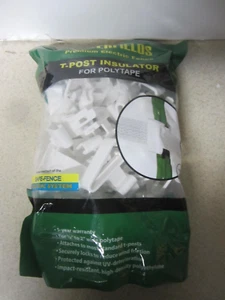 1 pack of 25 Powerfields T-Post Insulator White TP-25-W - Picture 1 of 5