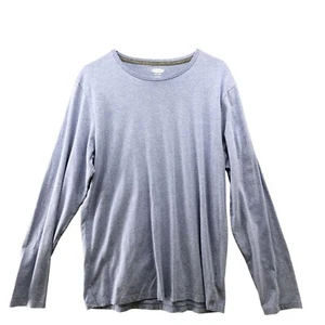 Old Navy Long Sleeve T Shirt Mens L Soft Washed Light Blue Crew Core Jersey - Picture 1 of 8