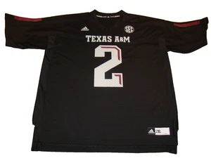 Adidas Mens 2XL Texas A&M Aggies #2 Johnny Manziel SEC Gray Jersey - Picture 1 of 9
