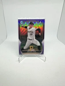 2023 Bowman Chrome #BCP-153 Jun-Seok Shim 1st Bowman Purple Refractor /250 - Imagen 1 de 2