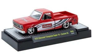 CHEVROLET Cheyenne Super 10 - Custom SS - 1975 - red - M2 1:64 - Foto 1 di 6