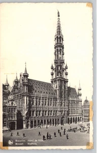 Bruxelles Hotel de Ville City Hall Belgium 1951 Postcard - Bild 1 von 2