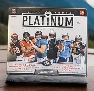 2011 Topps Platinum Football Factory Sealed Hobby Box!! 2 Rookie On-Card Autos! - Picture 1 of 3