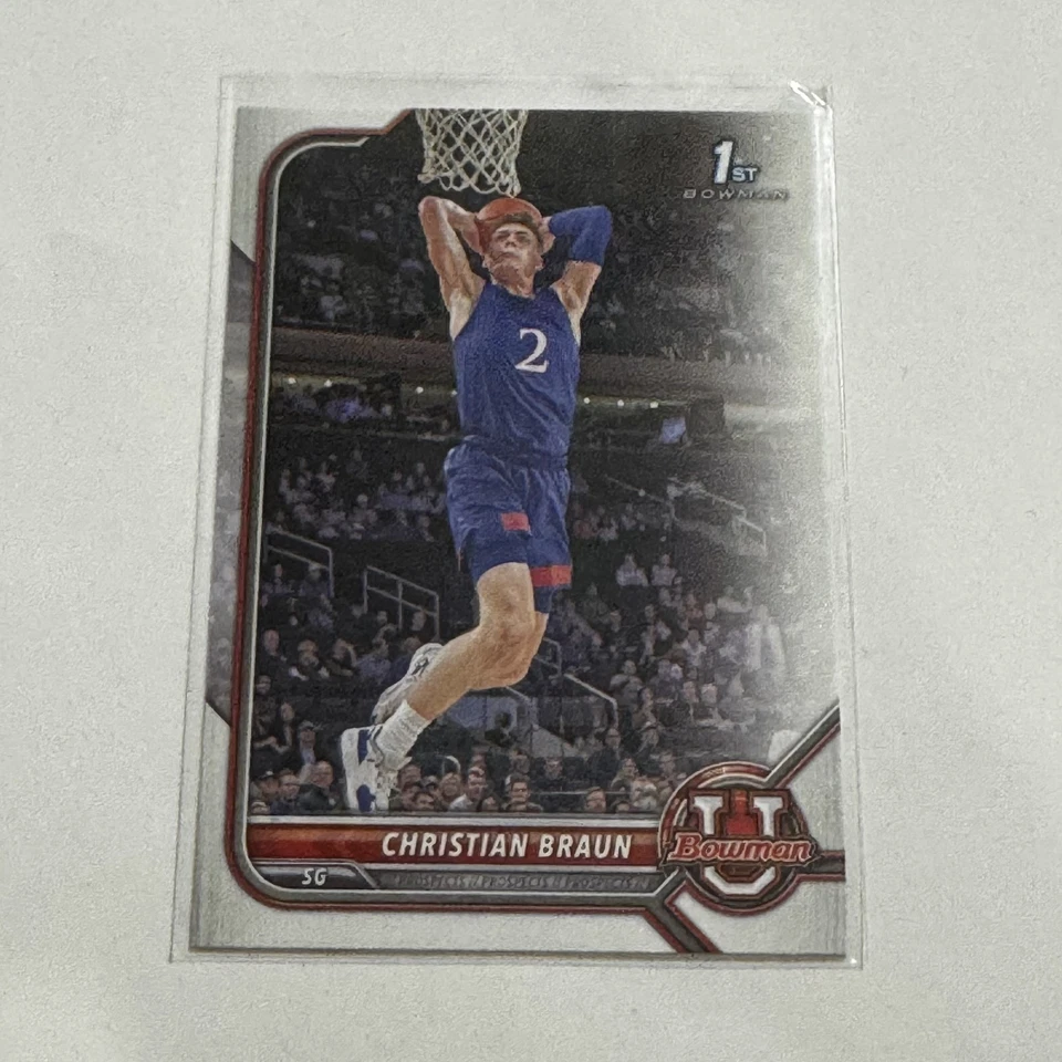 2021-22 Bowman University #6 Christian Braun - Image 1 of 1
