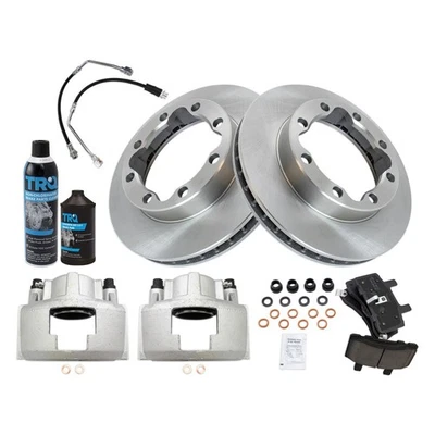 Kit de pastillas de freno delanteras y rotor de cerámica para Chevrolet GMC Foto 1 de 4