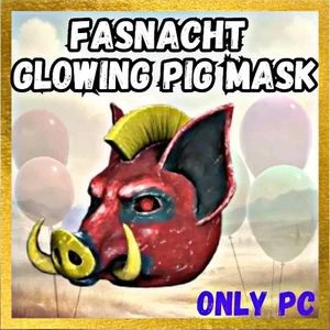 Fallout 76 PC Fasnacht Glowing Pig Mask - Bild 1 von 1