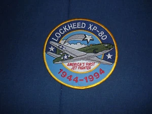 Lockheed XP-80 1944-1994 Patch America's First Jet Fighter Lulu Belle WWII Plane - Picture 1 of 1
