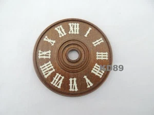 Reloj De Pared De Madera Cucu Selva Negra Ø 6 Cm Marrón / Amarillo - Picture 1 of 2