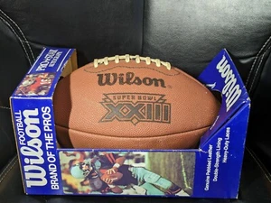 Vintage Super Bowl XXIII Wilson Pro Star Autograph Official NFL Football 49ers - Picture 1 of 6