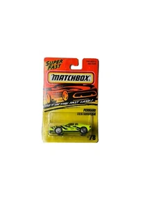 1995 Matchbox Diecast Car Ferrari Testarossa MB172 #78 Superfast 1/64 NEW - Picture 1 of 2