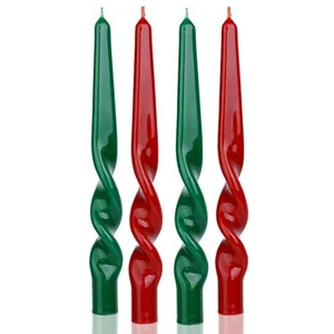 Long Candle Sticks Christmas Taper Candles-Set of 4 for Decoration Weddings P... - Picture 1 of 6