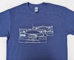Le Mans Sauber Mercedes Benz C9 1987 Gruppe C Autos - Line Artwork T-Shirt - S-XXL - Bild 1 von 5