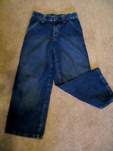 Boys Wrangler Utility Blue Jeans Size 8 Regular Hero Classic Adjustable Waist