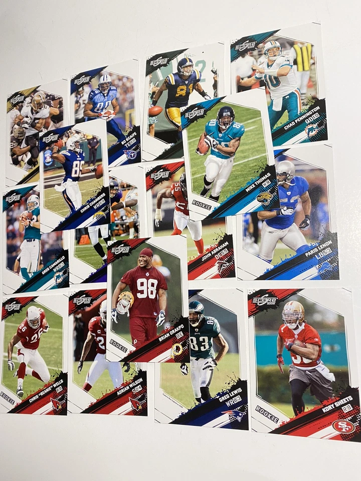 2009 Score Football NFL  15 Card TEAM lot clean cards Reggie Bush DonRuss - Image 1 of 4