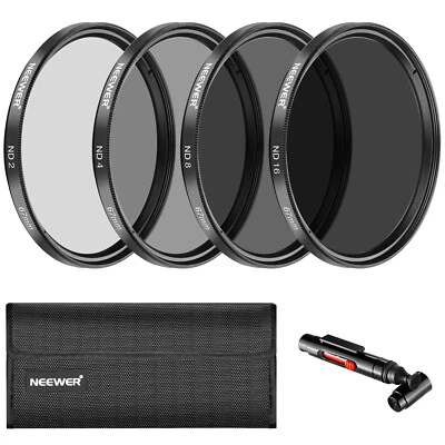 Neewer 67mm Neutral Density Filter and Accessory Kit for Canon Rebel T5i T4i T3i - Image 1 of 4