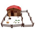 Children Farm Toy Accessories Simulation Mini Farmhouse Scene Model Supplies New