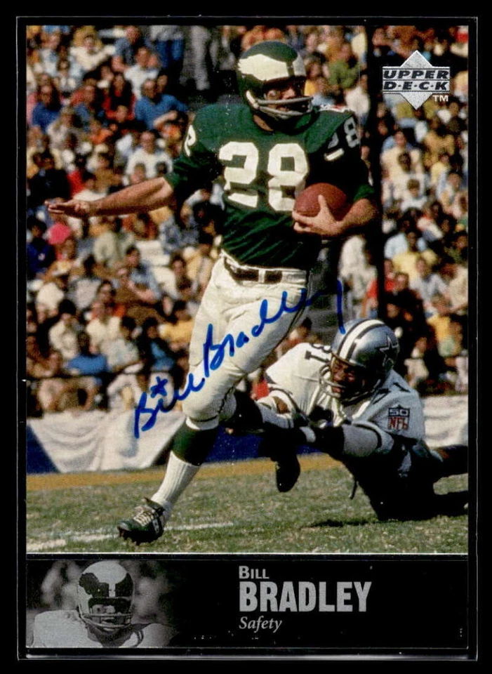 Bill Bradley 1997 Upper Deck Legends Autographs #AL43 Auto Eagles - Image 1 of 2