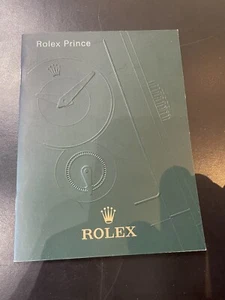 Rolex Prince Booklet Handbuch Englisch 2005 - Bild 1 von 3