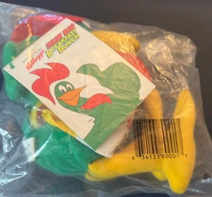 Kellogg's Rooster Bean Bag Breakfast Bunch Collectible New in Bag Vintage 1997 - Picture 1 of 8