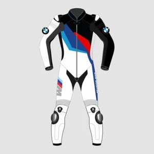 BMW New Biker 2023 Handmade Motorcycle Men Motorbike Leather Racing Suit - Picture 1 of 4