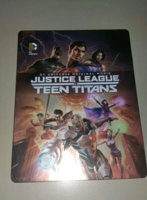 Justice League Vs. Teen Titans Blu-ray/DVD Steelbook OOP - Image 1 of 4