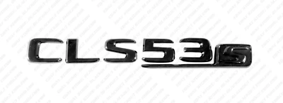 Nuevas letras con logotipo de tapa de maletero con emblema negro brillante para Mercedes-Benz CLS53s AMG C257 Foto 1 de 4
