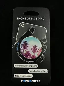 New Original Palm Trees PopSockets PopGrip Universal Phone Grip Stand - Picture 1 of 1