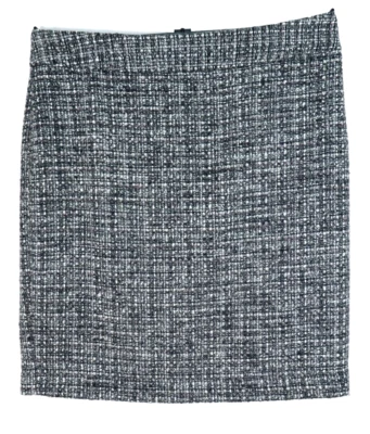 Falda lápiz ANN TAYLOR para mujer texturizada de poliéster lana tweed multicolor talla 14 Foto 1 de 4