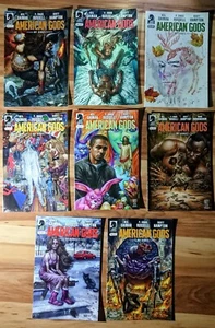American Gods lot of 8 Comic Books 2017-18 Comics (white pages) Popular Nm/💎 - Bild 1 von 18