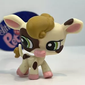 COW #1457 - Authentic Littlest Pet Shop - Hasbro LPS - Picture 1 of 4