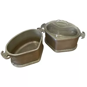 Vtg Guardian Service Aluminum Cookware Set Dutch Oven w Lid 2 Gal Triangle Heart - Picture 1 of 12