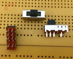 PCB Slide Switch 2 Pole 3 Position Miniature Knitter MFP2323 Multi Qty - Picture 1 of 2