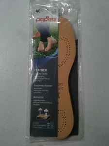 Herren Pedag Leder Einlegesohle, US Größe 10 L / 7 M - Braun Größe 40 - Bild 1 von 5